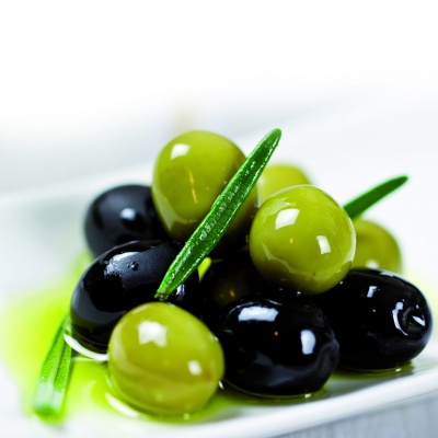 Tinned Pitted Spanish Green Olives 'Pathos' - 4.2kg